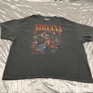 Nirvana Unplugged distressed shirt